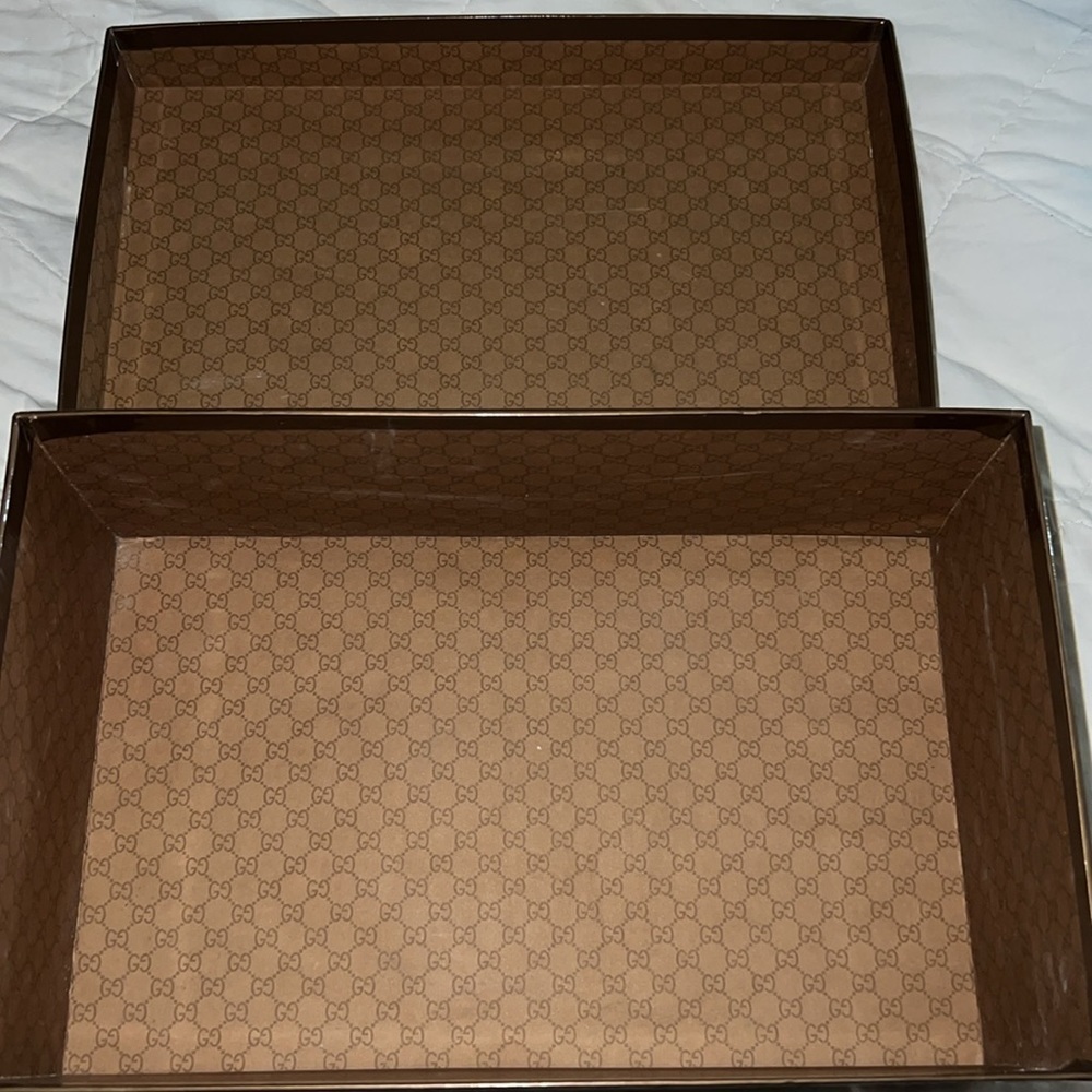 Gucci brown shoe  box only - Picture 7 of 8